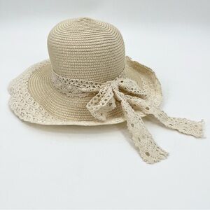 NWT 29 Palms Lace Floppy Summer Beach Hat OS